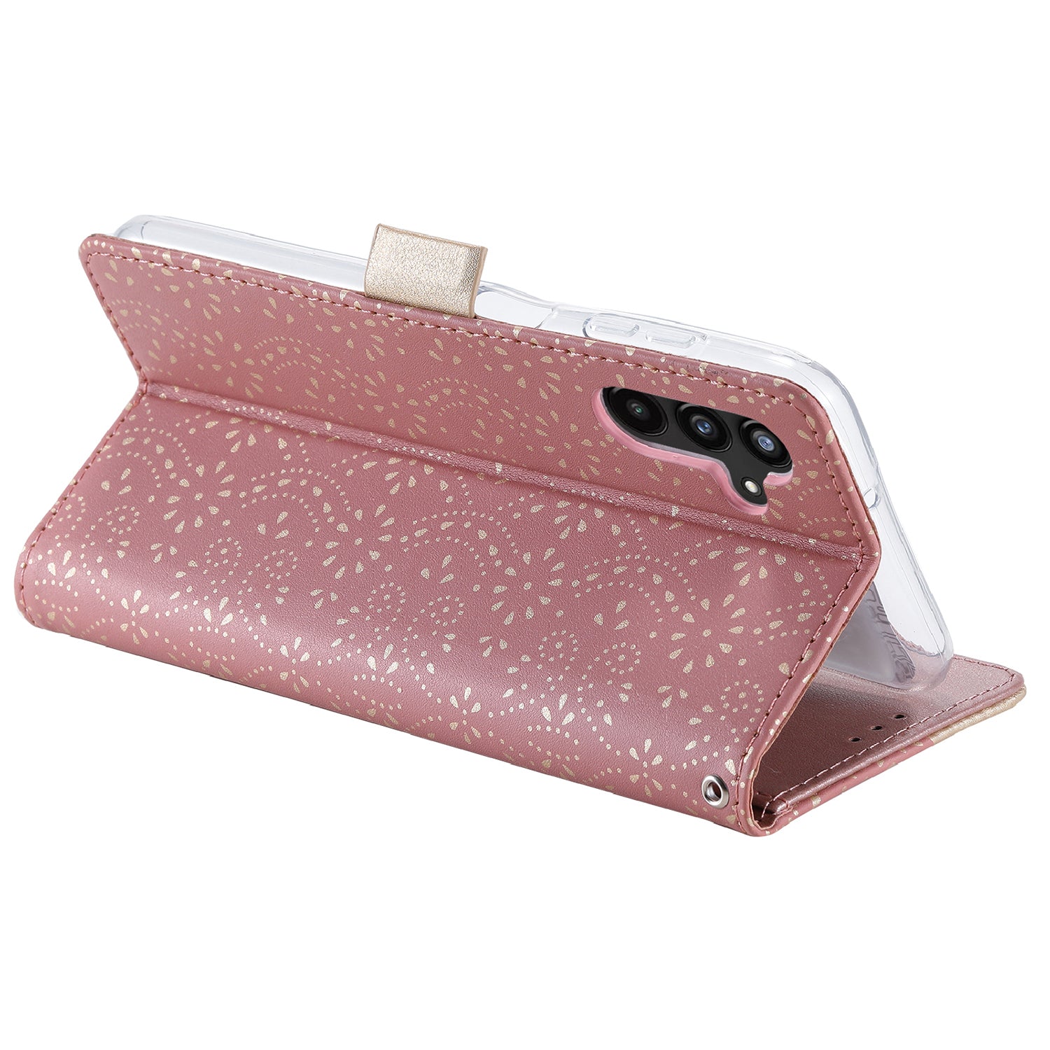 For Samsung Galaxy S23 FE Phone Case Wallet Cover Lace Flower Pattern Leather Shell with Bowknot Wrist Strap For Samsung Galaxy S23 FE Phone Case Wallet Cover Lace Flower Pattern Leather Shell with Bowknot Wrist Strap